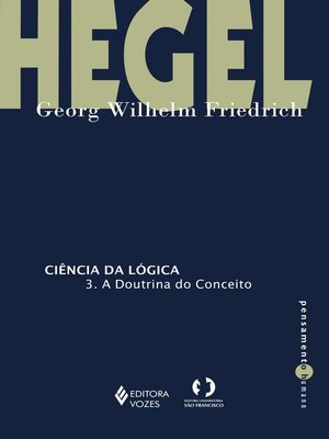 cover image of Ciência da lógica--3